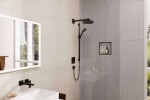 HANSGROHE - Rainfinity Set sprchové hlavice, tyče a hadice, 3 proudy, matná černá 28743670