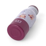 Monbento Dětská nerezová lahev Monbento Cooly Purple Owly 350 ml, fialová barva, kov