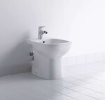 DURAVIT - D-Code Stojící bidet, 350x540 mm, otvor pro baterii, bílá 22381000002