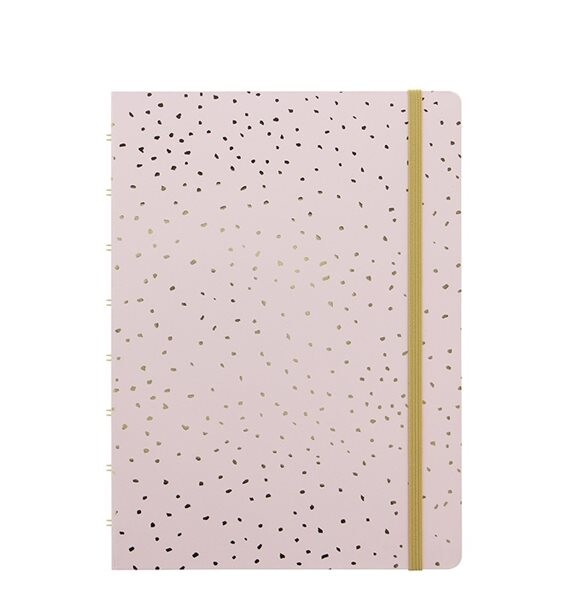 Filofax Notebook Confetti Rose Quartz poznámkový blok A5