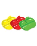 Munchkin Munchkin Set barevných dělených talířů ve tvaru jablka 3 ks