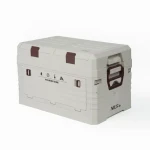 NILS Camp NCB4003 šedý / Skládací box s víkem / 42 l (5908261682216)