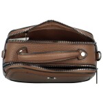 Stylová dámská koženková crossbody kabelka Katin, coffee