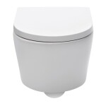 WC závěsné SAT Brevis včetně prkénka softclose, zadní odpad SATBRE010RREXP SATBRE010RREXP