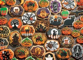 COBBLE HILL Puzzle Halloweenské sušenky