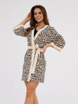 Šaty Cornette 742/437 Coco S-2XL hnědá XXL