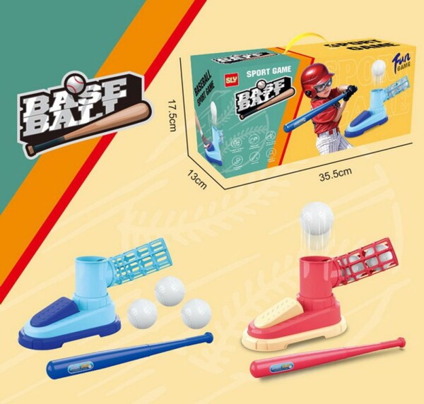 Baseball set s odpalovačem, Wiky, W057702