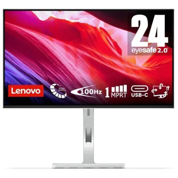 23.8" Lenovo L24m-4A šedá / IPS / 1920 x 1080 / 1ms / 250cd / 1500:1 / USB-C+HDMI / VESA (67BDUAC6EU)