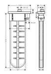 HANSGROHE - Vivenis Baterie na okraj vany, 4-otvorová instalace, sBox, matná bílá 75444700