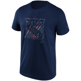 Fanatics Pánské tričko New York Rangers Etch T-Shirt Velikost: XL
