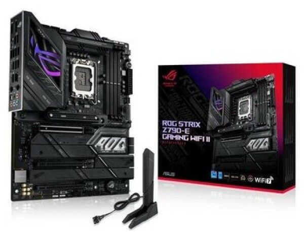 ASUS ROG STRIX Z790-E GAMING WIFI II / Z790 / LGA 1700 / 4x DDR5 / PCIE 5.0 / 1x 2.5GLAN / Wi-Fi / ATX (90MB1FC0-M0EAY0)