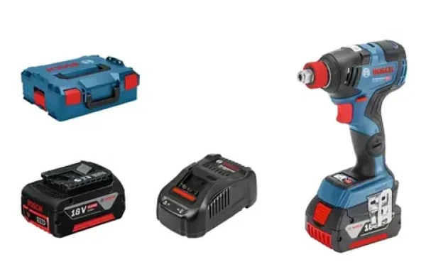 BOSCH GDX 18V-200 C / Aku Rázový utahovák / 18V / 3400 ot-min / 4000 rázů-min / 200Nm / L-Boxx / 2x 5.0 Ah (06019G4201)