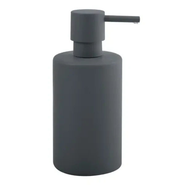 Spirella TUBE-Matt dávkovač mýdla matně tmavě šedý / keramika / 300 ml (7610583211002)