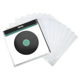 Hama vnější ochranné obaly na gramofonové desky (vinyl/LP), průhledné, 10 ks