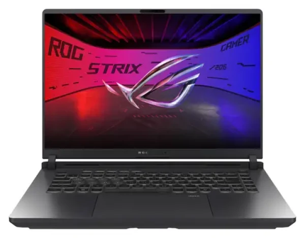Asus ROG Strix G16 šedá / Notebook / 16" WQXGA 240Hz / Intel Core Ultra 9 275HX 2.7GHz / 32GB / 1TB SSD / RTX 5080 16GB (90NR0LG1-M003C0)