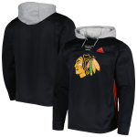 Pánská Mikina Chicago Blackhawks Adidas Skate Lace Primeblue Team Pullover Hoodie Black Velikost: