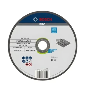 Bosch Řezný kotouč na nerezovou ocel / Řezný kotouč / Průměr 180 x 22,23 mm / Šířka řezu 2 mm (2608600095)