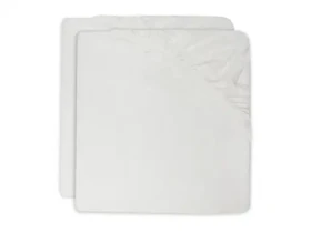 Jollein Prostěradlo napínací Ivory 40x80 2ks