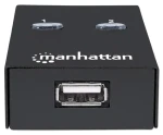 Manhattan USB přepínač 2-Port bílá / USB přepínač / 2x USB 2.0 / kabel 1,5 m / LED indikace (162005)