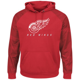 Pánská Mikina Detroit Red Wings Majestic Penalty Shot Therma Base Hoodie Velikost: S