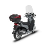 B47Ntml Blade Tech kufr Givi černý s čirou optikou (Monolock s vlastní plotnou), objem 47 ltr.