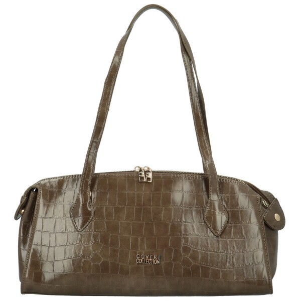 Módní dámská kabelka na rameno Coveri Saimi, taupe