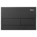 REA - Podomítkový Instalační Set Slim 024N pro WC s Tlačítkem T Black Matt KPL-E1056