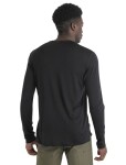 Pánské merino triko dlouhý rukáv ICEBREAKER Mens 125 Cool-Lite Sphere III LS Tee, Black velikost: L