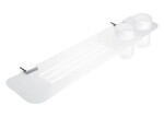 Nimco Kibo chrom police se sklenkami na kartáčky Ki X360-58DW-26 Ki X360-58DW-26