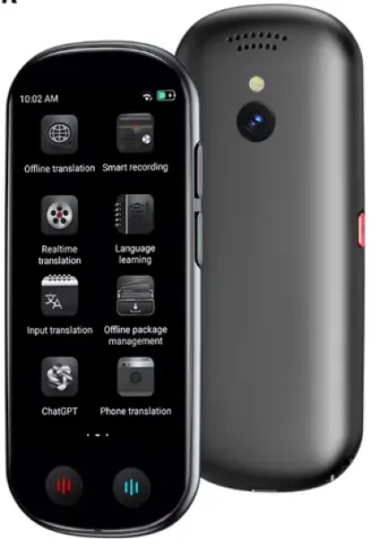 Ectaco Anobic AI Z9 hlasový překladač / WiFi / Hotspot / Offline / 2000mAh / ChatGPT (ECTANBZ9G)