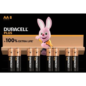 Duracell Plus-AA K8 tužková baterie AA alkalicko-manganová 1.5 V 8 ks - Duracell Plus Power AA 8ks MN1500B8