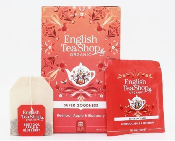 English Tea Shop Čaj Červená řepa, jablko a borůvka, 20 sáčků
