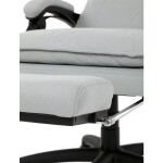 Kancelářské křeslo, synchronní mechanismus, stříbrná látka, KA-Y350 SIL