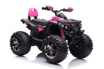 Mamido Dětská elektrická čtyřkolka ATV Power 12V 14Ah 4x4 růžová