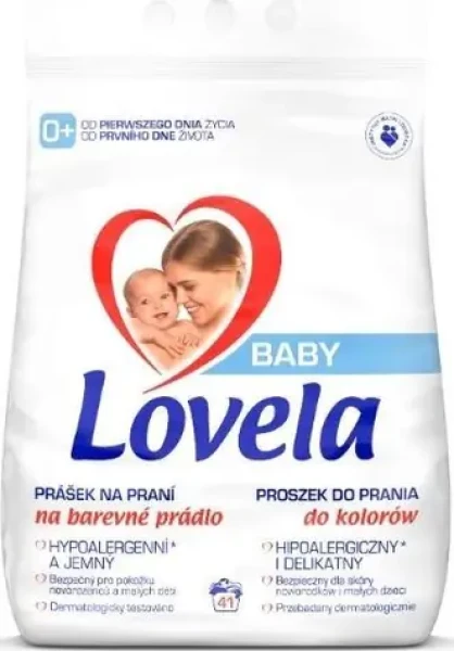 Lovela Baby prášek na praní na barevné prádlo 4,1 kg 41 PD