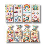 Dortisimo Celofánový sáček Velikonoce s pleteným vzorem 12,5 x 27 cm (12 ks)