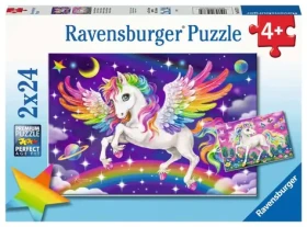 RAVENSBURGER Jednorožec a Pegas 2x24 dílků