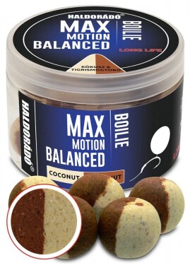 Haldorádó Boilies Balanced Max Motion 20mm 70g - Kokos-Tygří ořech,Haldorádó Boilies Balanced Max Motion 20mm 70g - Kokos-Tygří ořech