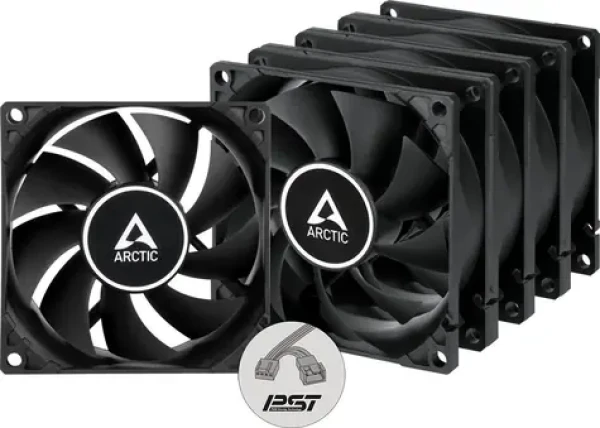 ARCTIC F8 PWM PST 5 ks / Ventilátor / 80 mm / 4-Pin PWM / PST (12788222|SUP)