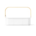 Stohovatelný organizér 35,5x24,5 cm Umbra BELLWOOD - bílý/přírodní