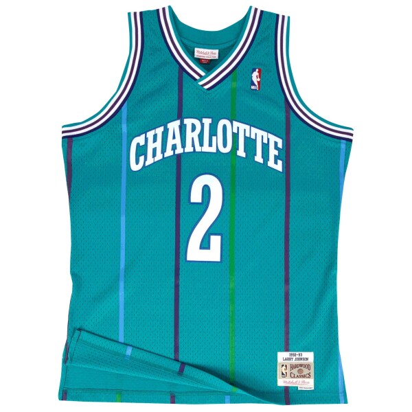 Mitchell & Ness Pánský dres Charlotte Hornets NBA Larry Johnson #2 1992-93 Swingman Velikost: L