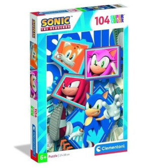 Puzzle Ježek Sonic: Parťáci 104 dílků