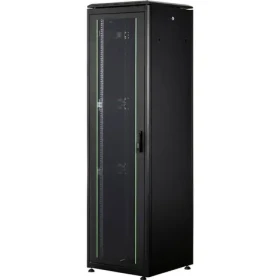 Digitus Unique 42U 2053x600x600mm černá / Rozvaděč / 19" / nosnost 800 kg / skleněné dveře / IP20 (DN-19 42U-6/6-B-1)