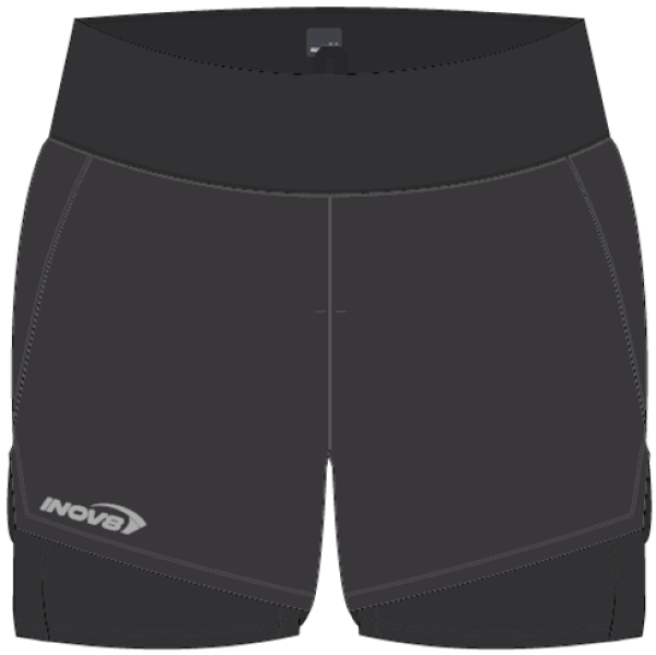 INOV-8 šortky AIRLITE 2in1 SHORT W 001464-bk-001 - Inov-8 Běžecké šortky INOV8 AIRLITE 2in1 SHORT W - černá Velikost textilu: 36