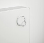 CERANO - Kompletní WC set Modul/Dure - bílá lesklá - integrované WC tlačítko - pneumatický modul - 51x35 CER-979848