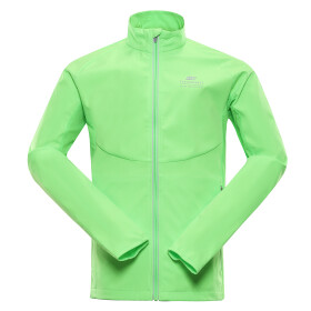 Pánská softshellová bunda membránou ALPINE PRO MULT neon green gecko