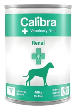 Calibra VD Dog Renal 400 g / Konzerva pro psy / podpora zdraví ledvin