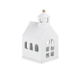 Räder Porcelánový svícen domeček Small Chapel, bílá barva, porcelán