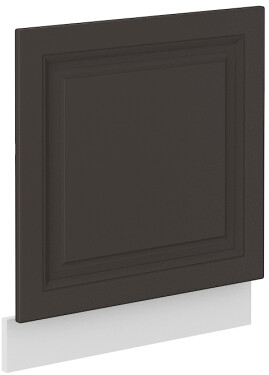 Dvířka na vestavnou myčku nádobí Stilo ZM 570x596 Barva korpusu: Bílá, Barva dvířek: Grafit