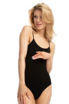 Dámské body Bamboo black - JULIMEX černá XXL